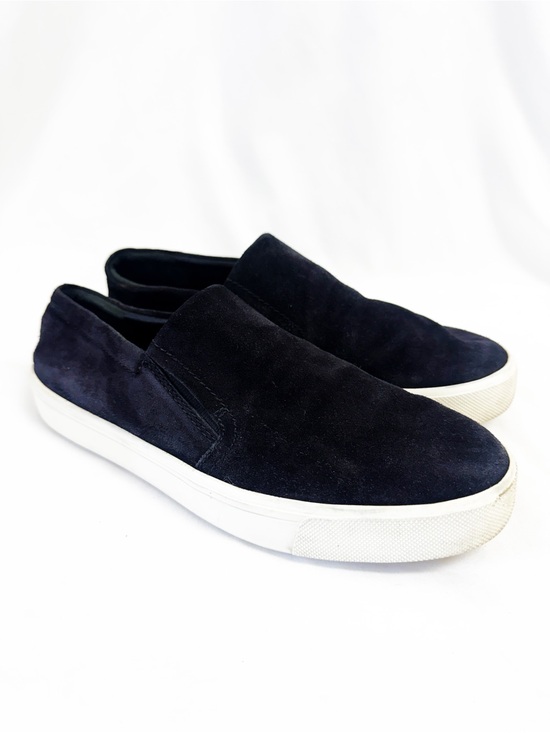 Vince Shoes - VINCE Black Suede Slip On Sneakers Size 8.5